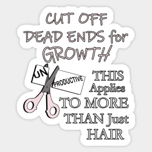 Funny Hairstylist Gifts Hairdresser Funny Barber Hair Quote Cosmetologist Graduation Gifts Sticker